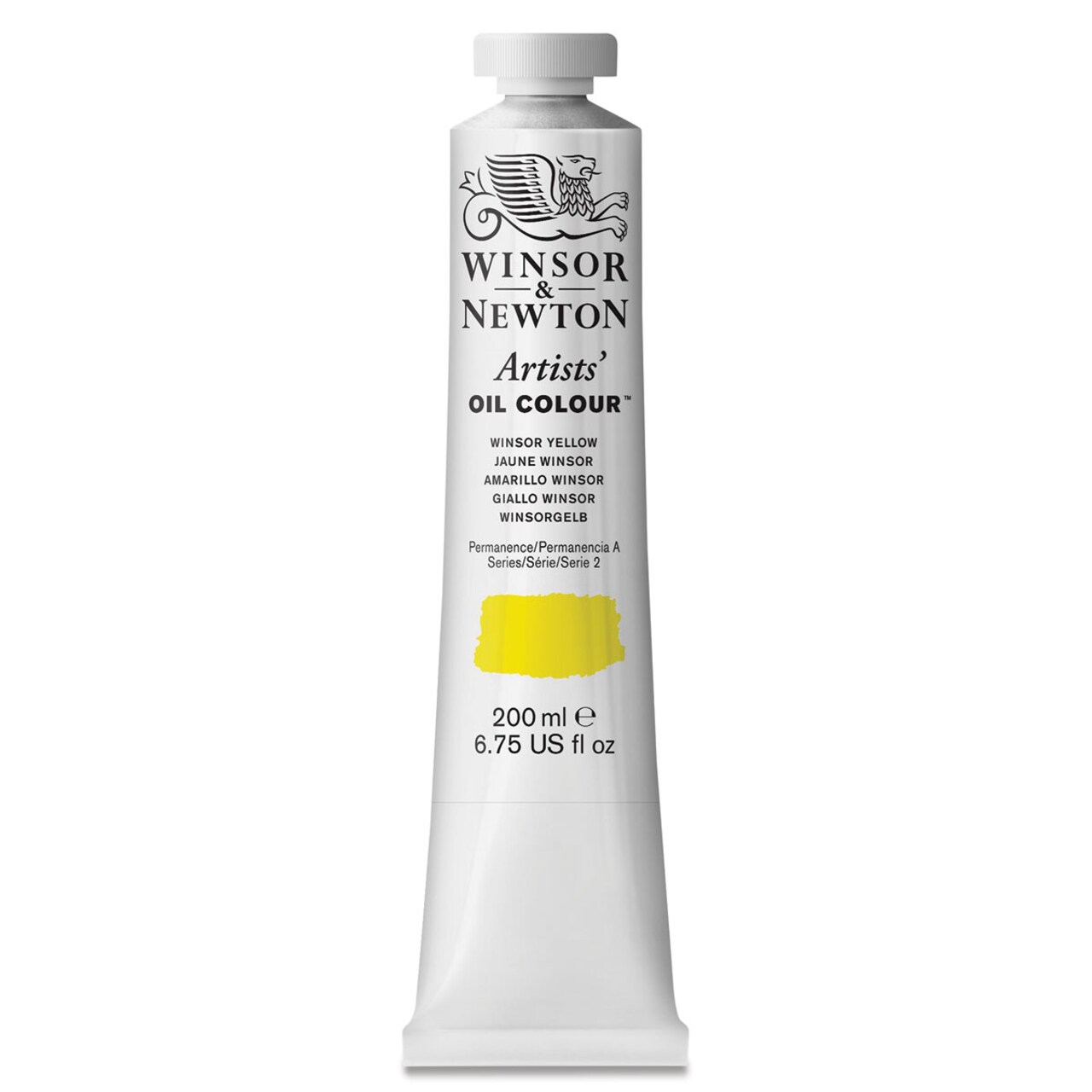 Winsor & Newton Artists' Oil Color - Winsor Yellow, 200 ml tube